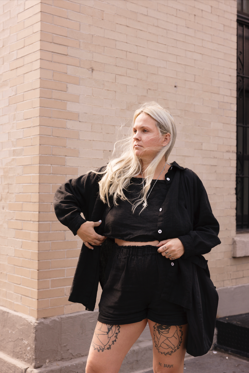 Black Eva Shorts - XXS - Lone One