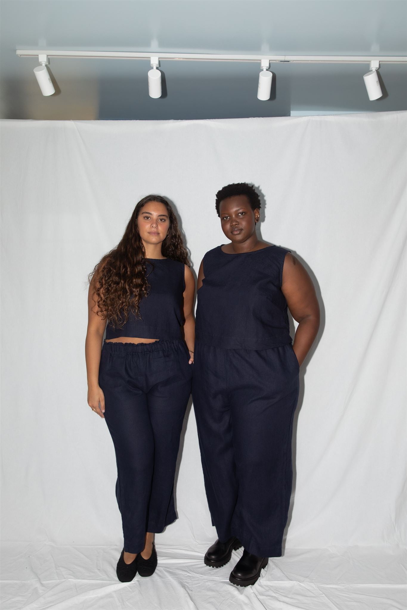 Navy Eva Pants - 3X - Lone One