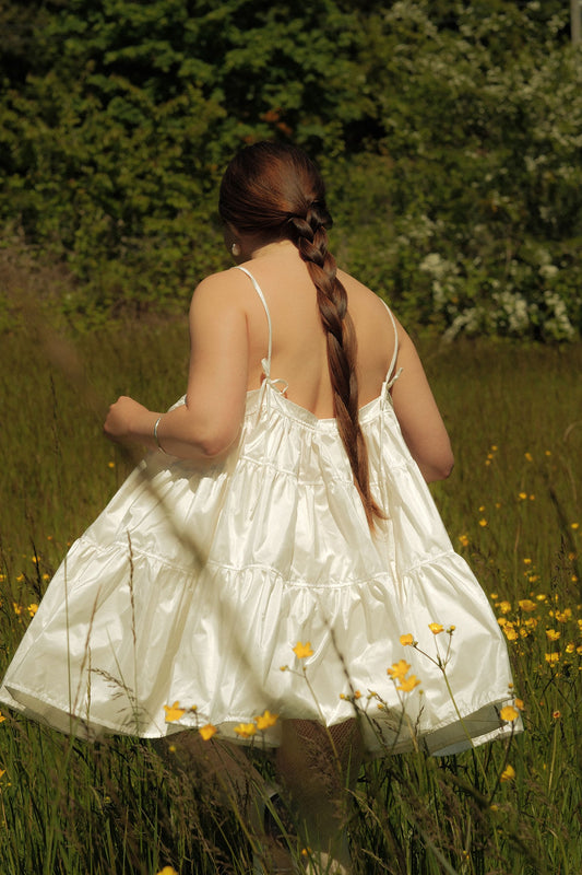 Silk Taffeta Celia Dress - Small - Lone One