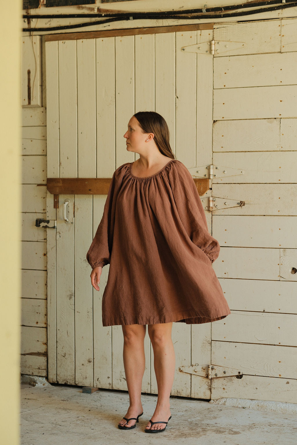 Mini Olive Dress - Cocoa