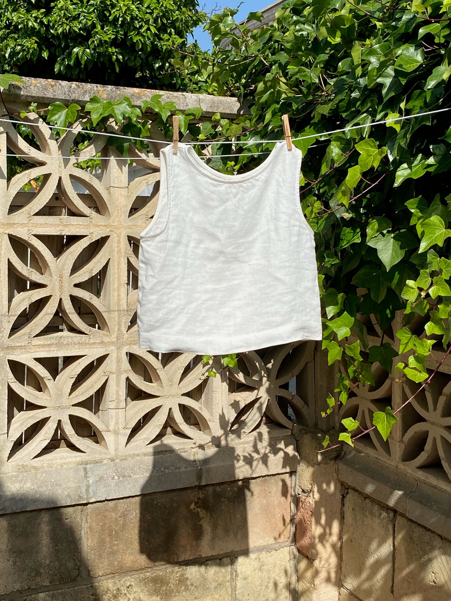 White Lou Tank - Medium - Lone One