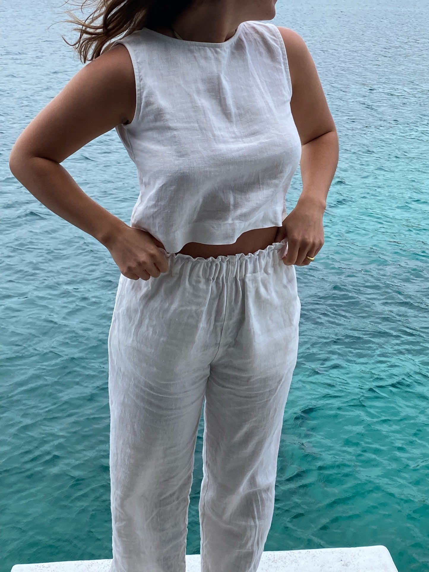 White Lou Tank - Medium - Lone One