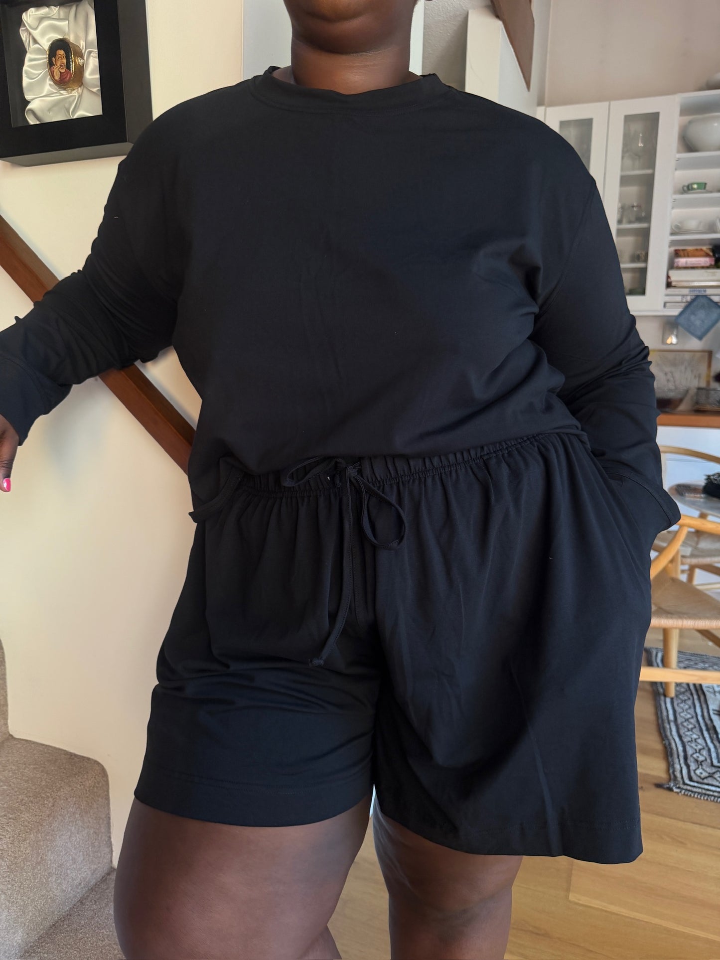 The Sunday Long Sleeve - Black