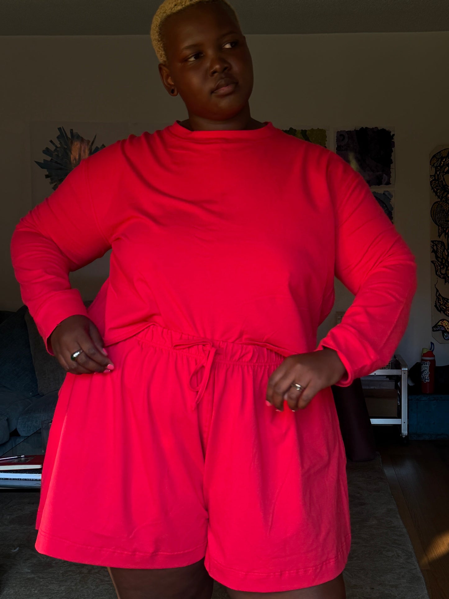 The Sunday Long Sleeve - Red