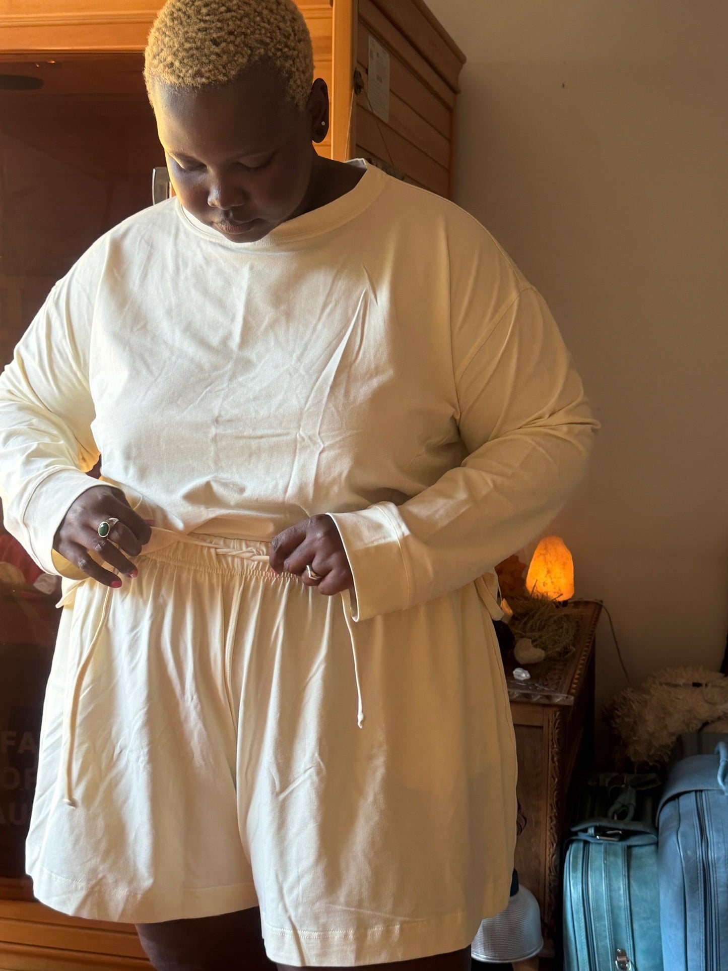 The Sunday Long Sleeve - Cream
