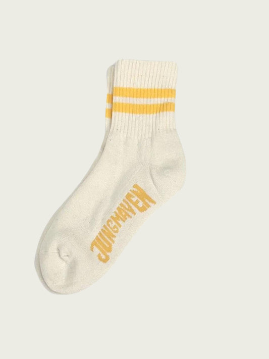 Jungmaven Town & Country Ankle Socks - Sunshine Yellow Stripe