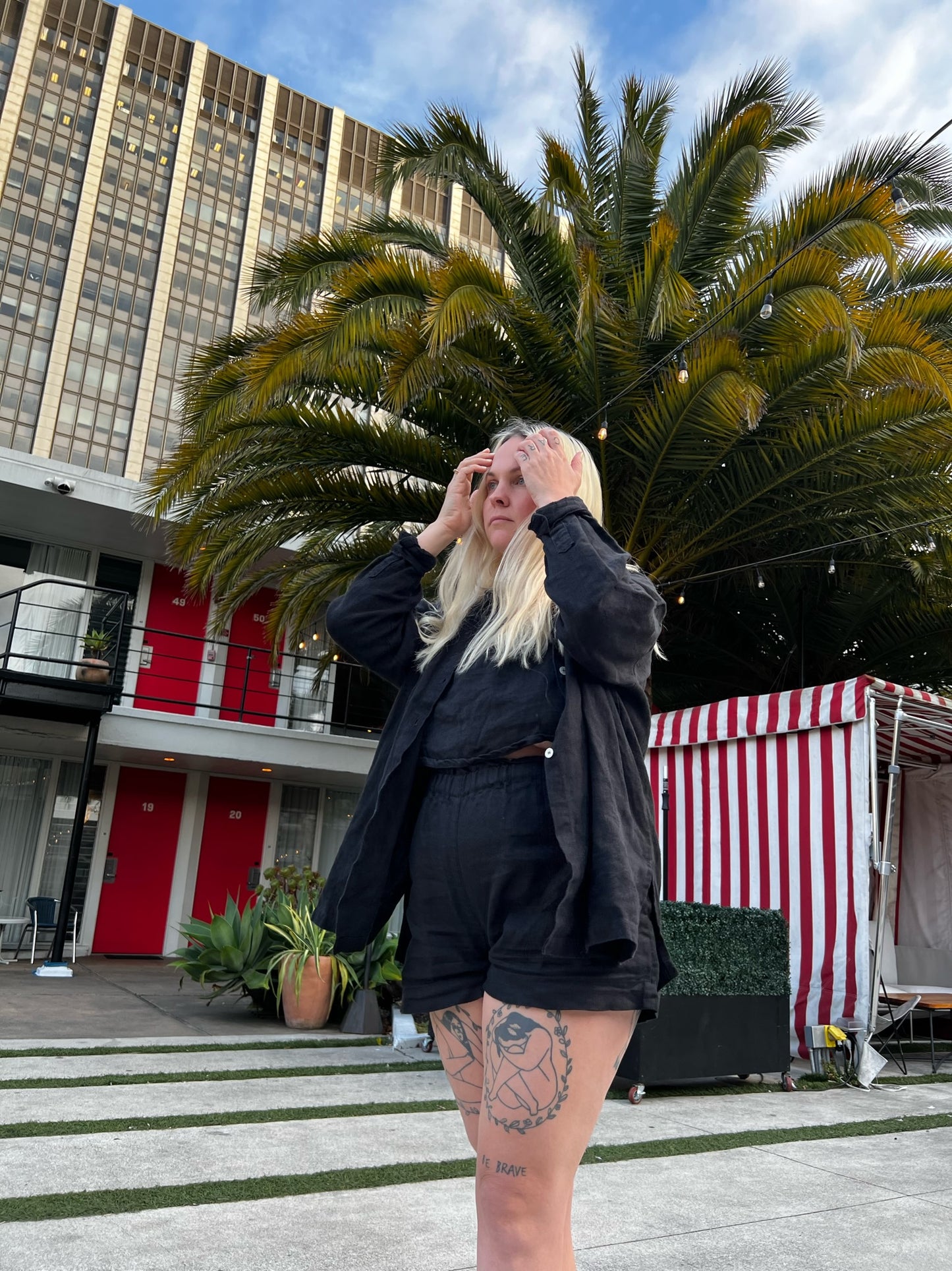 Black Eva Shorts - XXS - Lone One