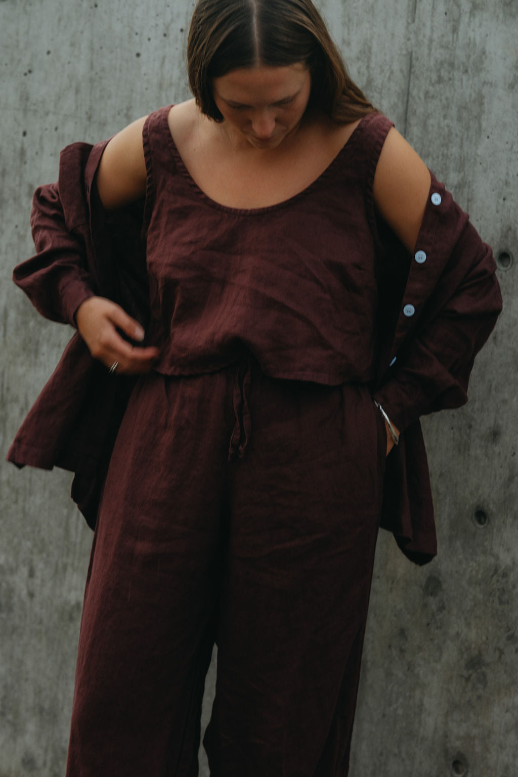 August Pants - Shiraz