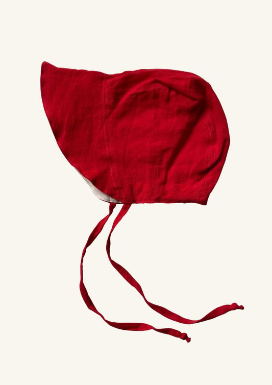 Brim Bonnet - Red