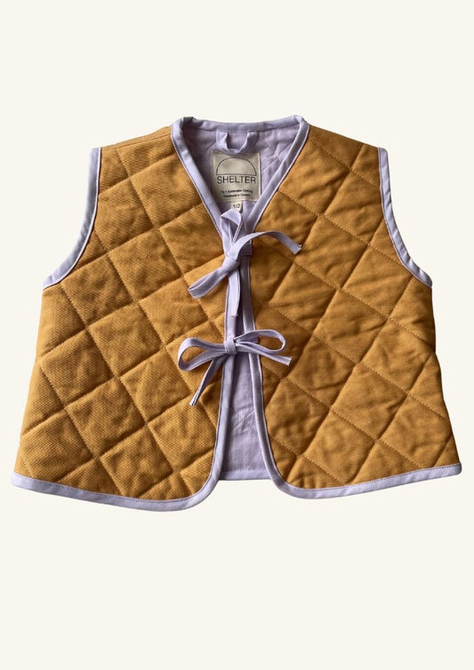 Quilted Vest - Camomille