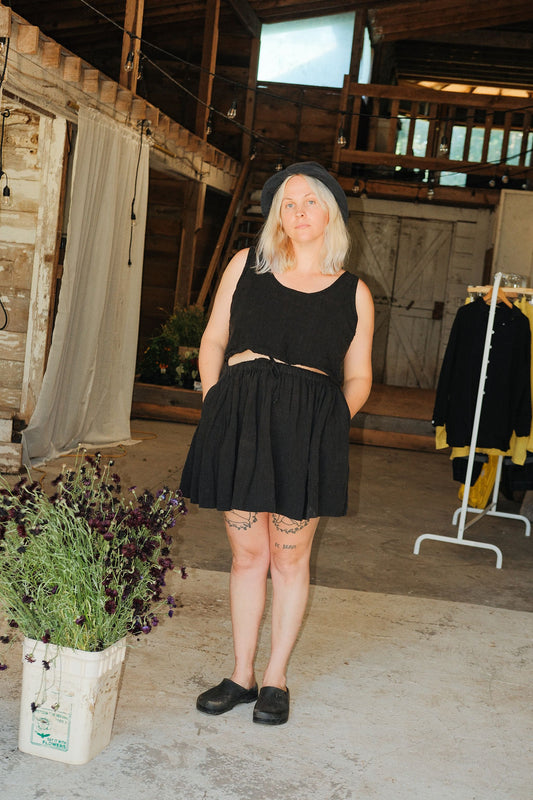 Black Party Skirt - XL - Lone One