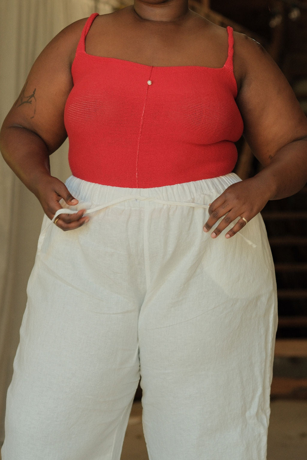 August Pants - White