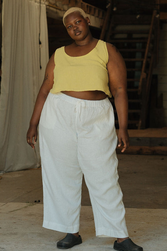 August Pants - White