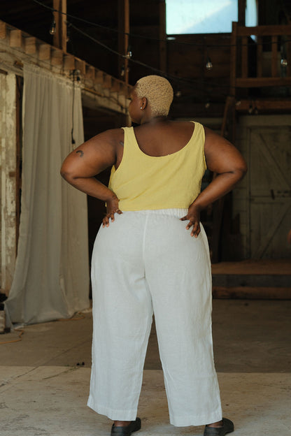 August Pants - White