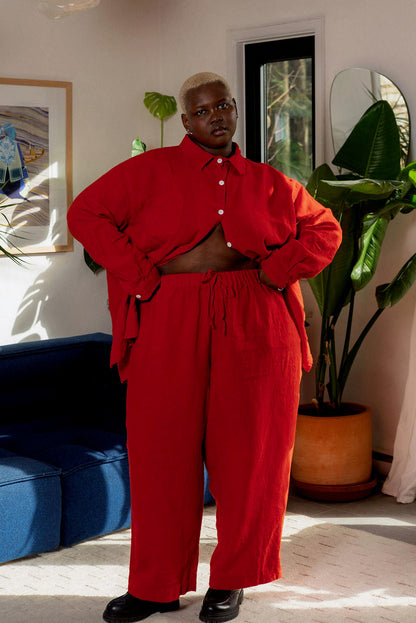 August Pants - Red