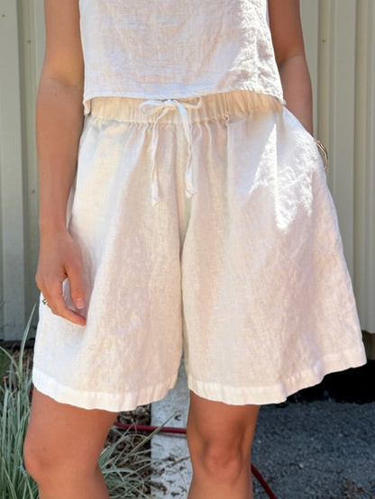 June Shorts - White