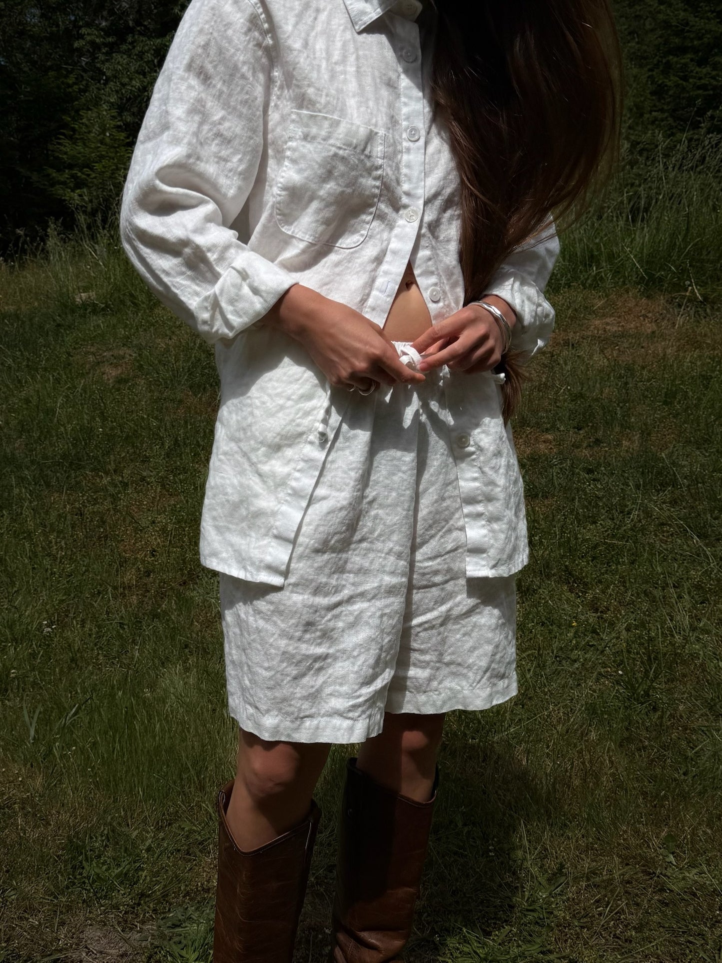 June Shorts - White