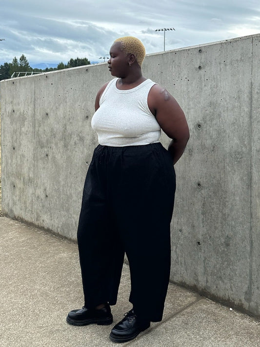 Jules Pant - Black Canvas