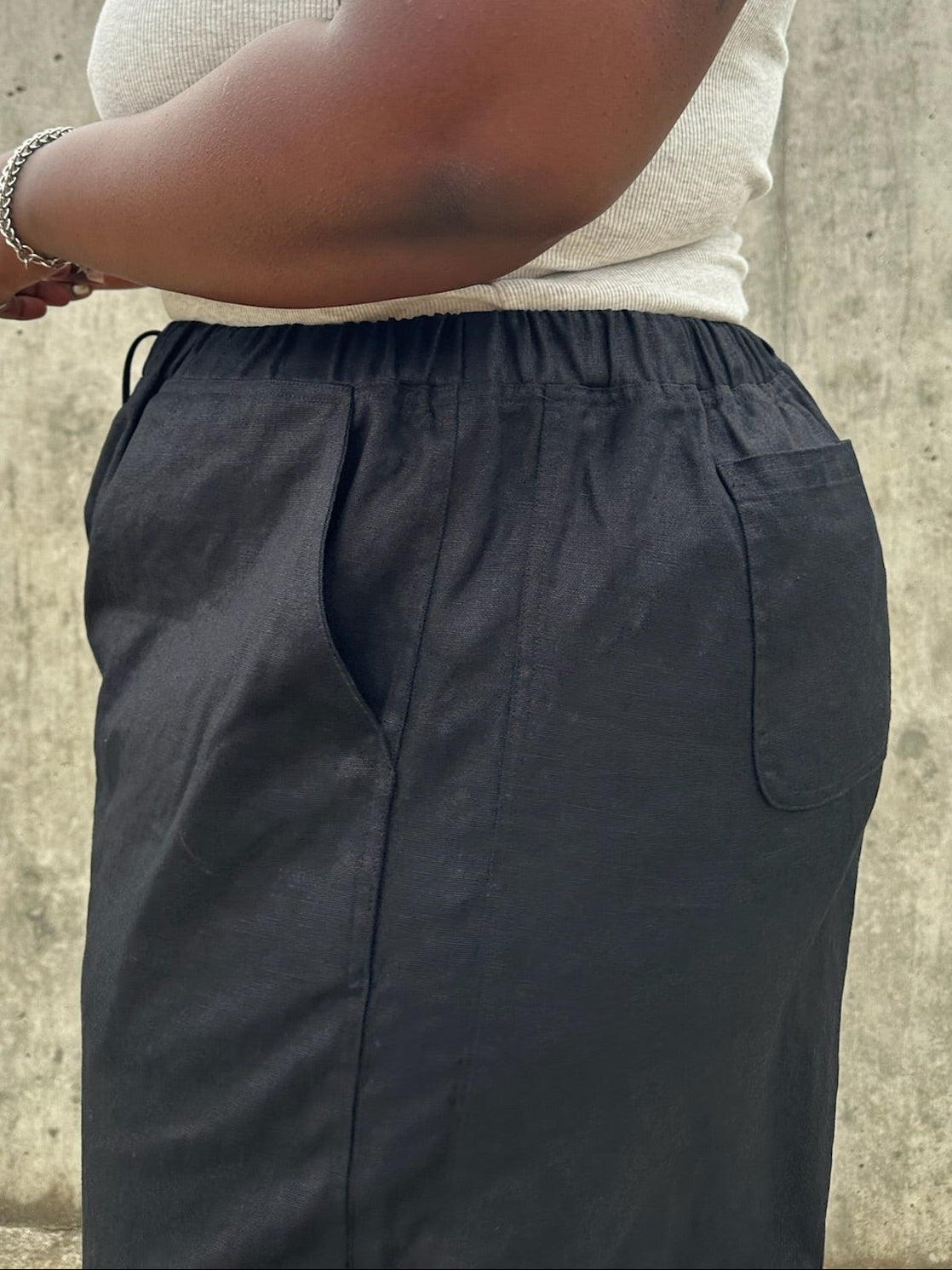 Jules Pant - Black Canvas