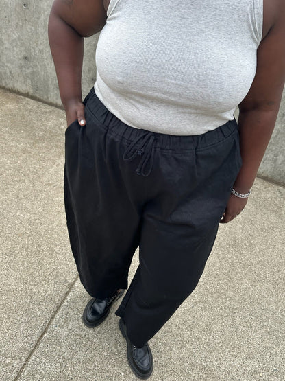 Jules Pant - Black Canvas