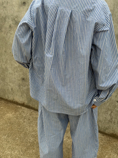 June Pullover - Blue Stripe