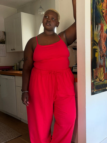 The Sunday Base Tank - Red