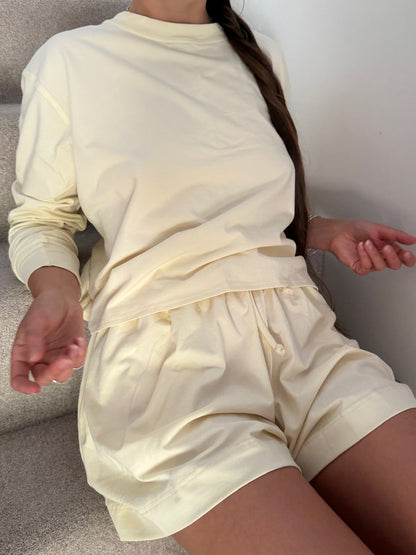 The Sunday Long Sleeve - Cream
