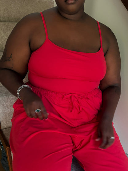 The Sunday Base Tank - Red