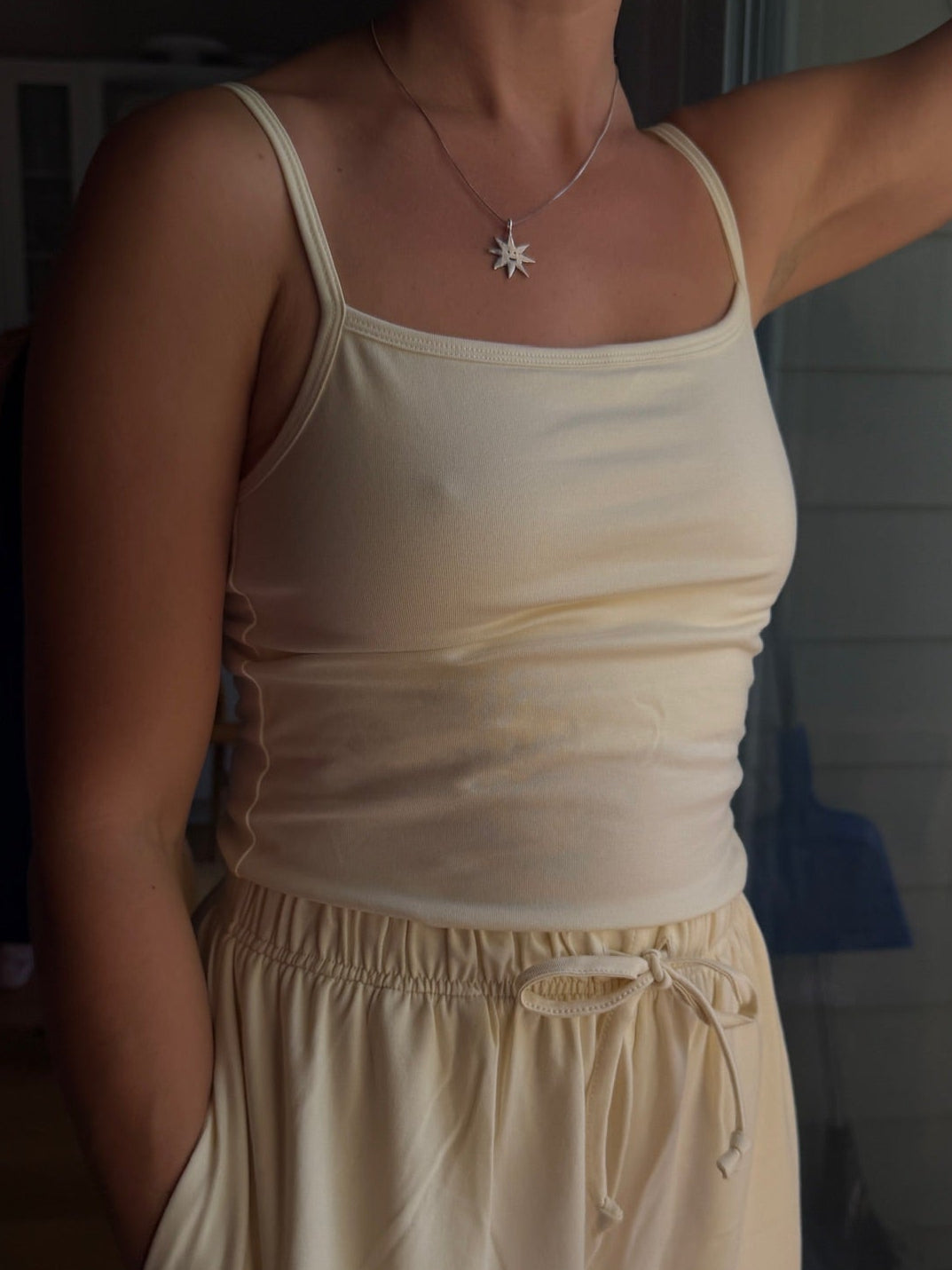 The Sunday Base Tank - Cream