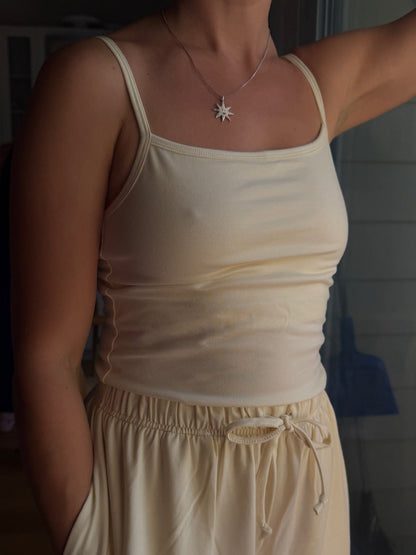 The Sunday Base Tank - Cream