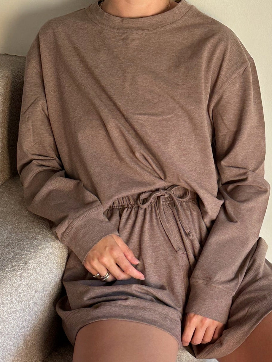 The Sunday Long Sleeve - Brown
