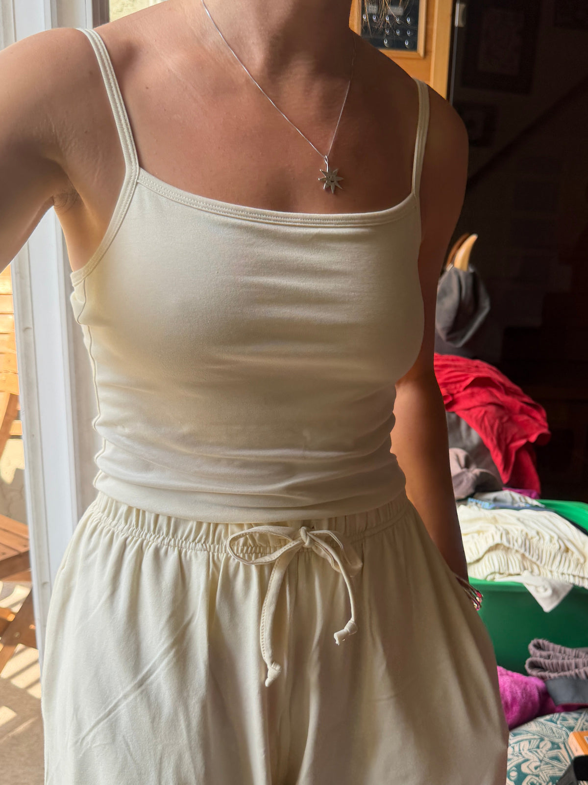 The Sunday Base Tank - Cream