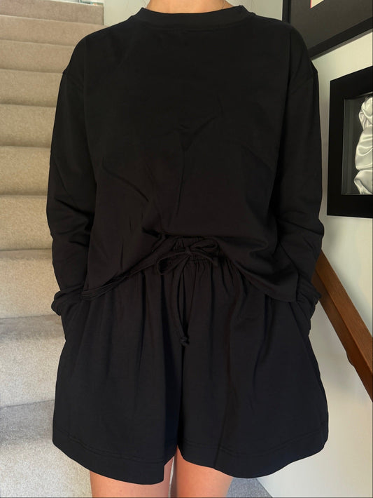 The Sunday Long Sleeve - Black