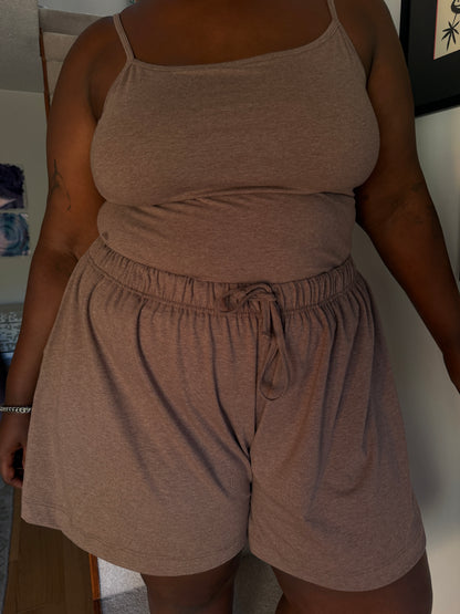 The Sunday Base Tank - Brown