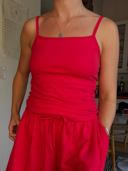 The Sunday Base Tank - Red