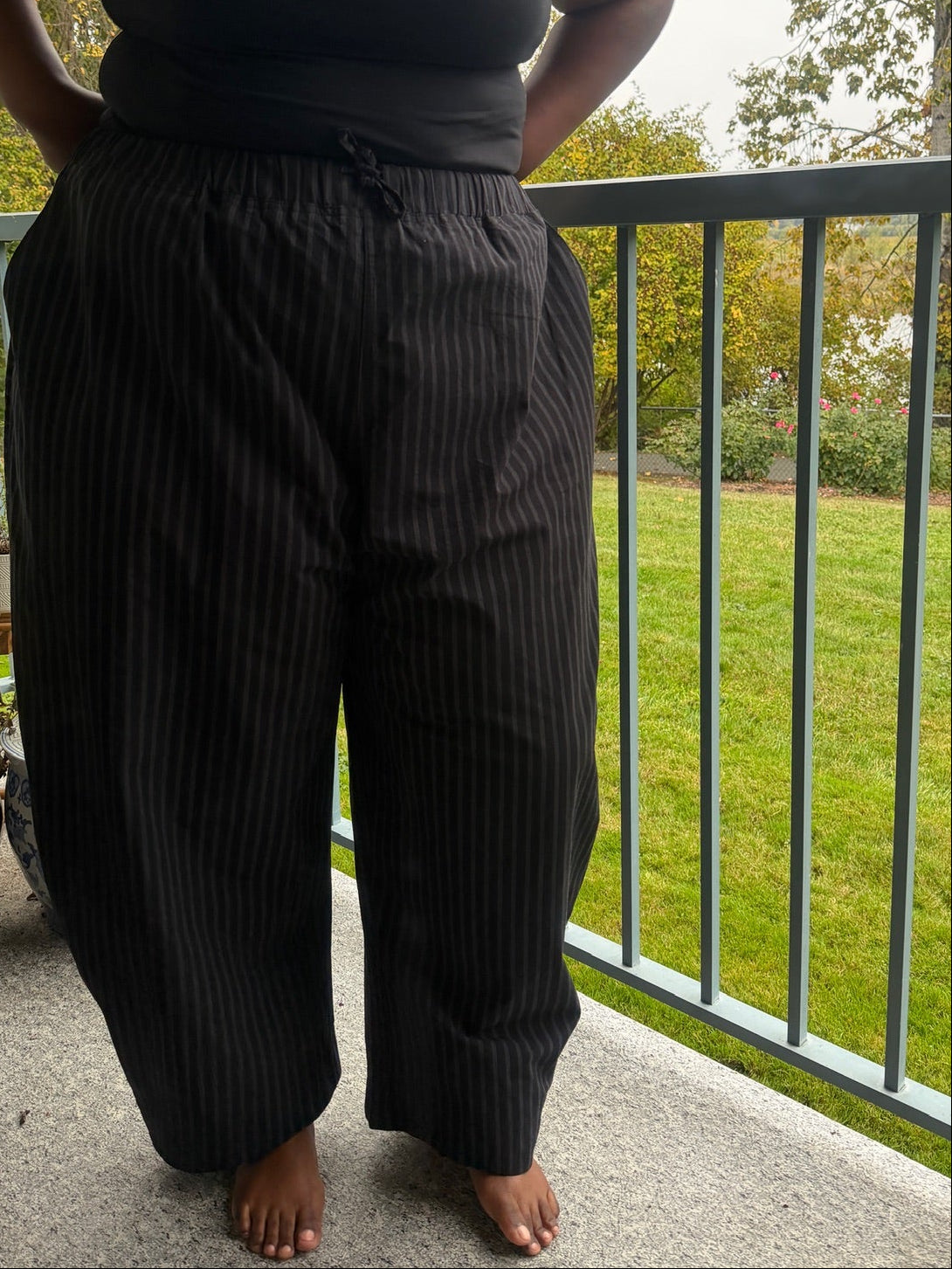 Jules Pant -Black Stripe