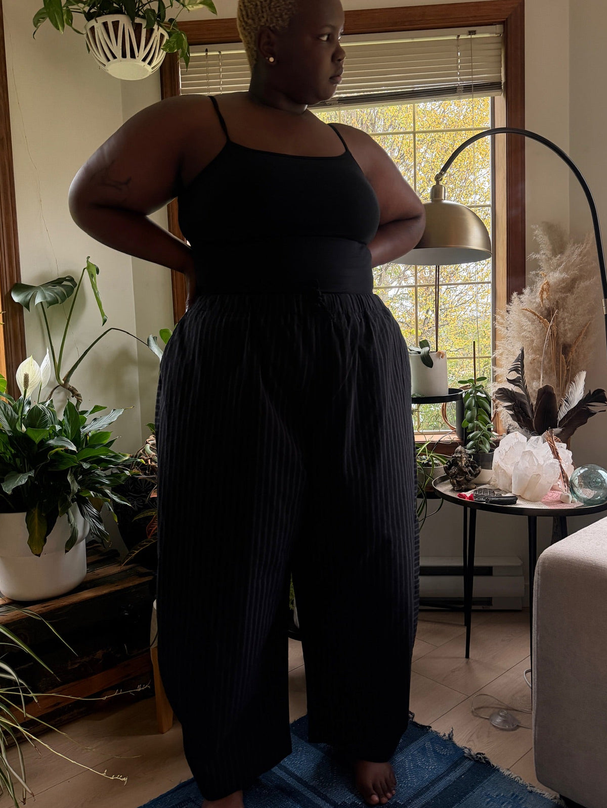 Jules Pant -Black Stripe