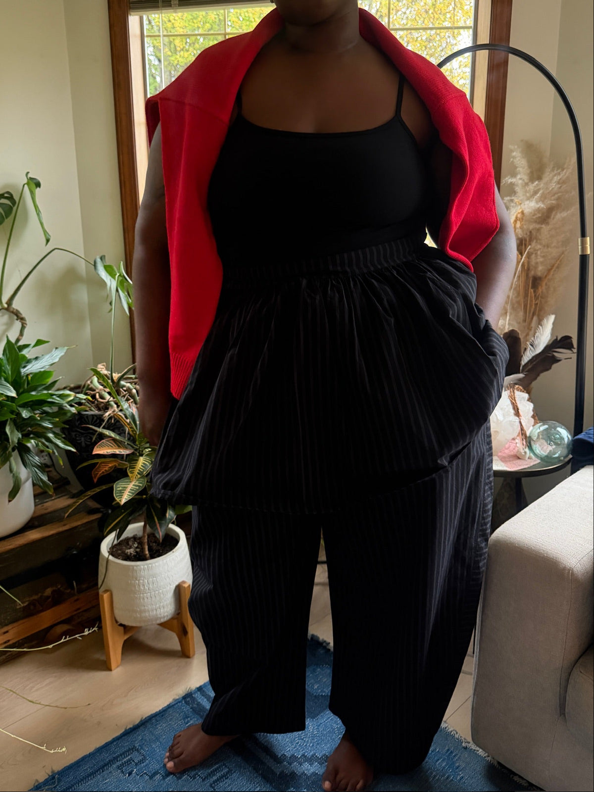 Jules Pant -Black Stripe