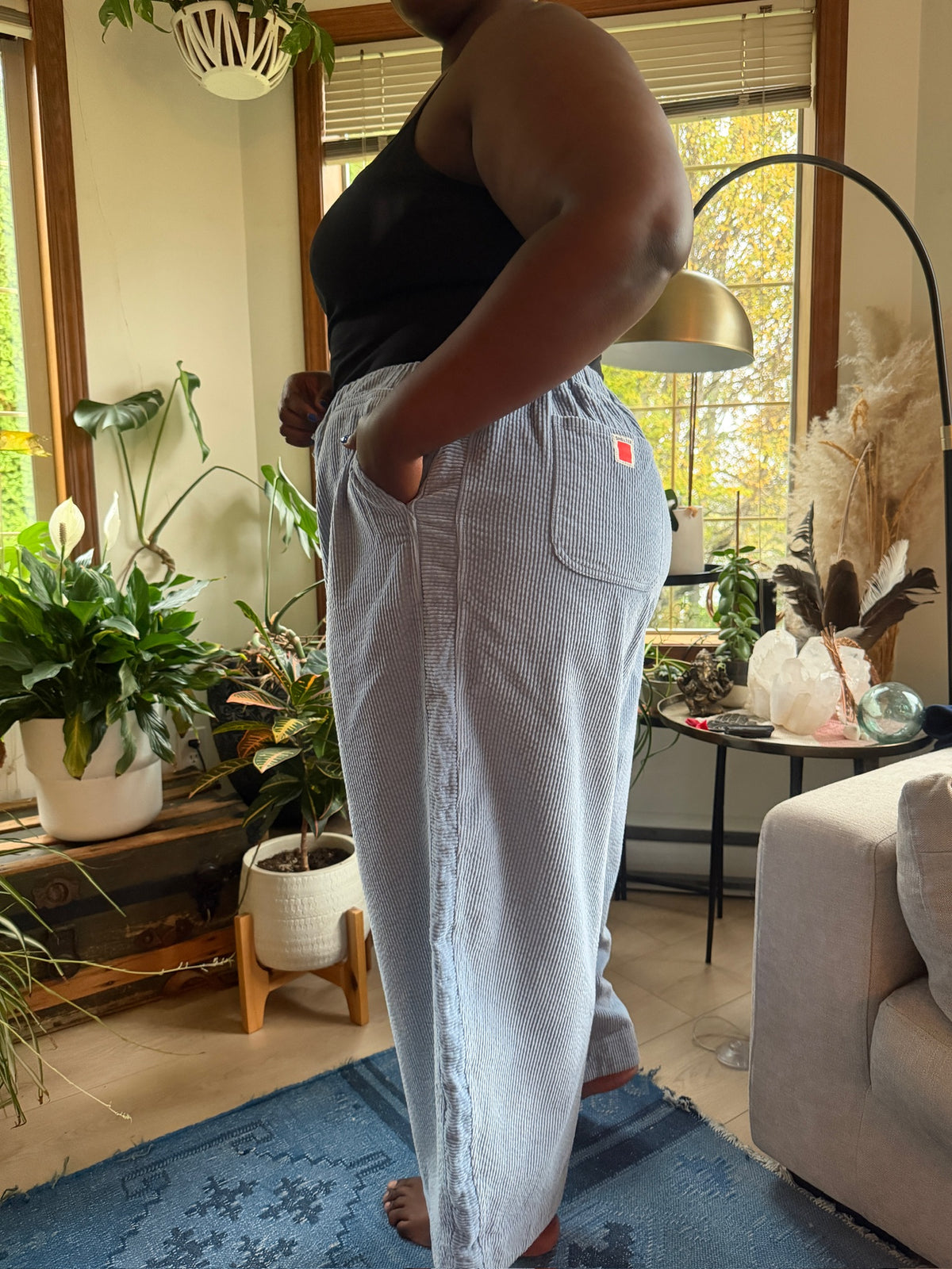 Jules Pant - Powder Blue Corduroy