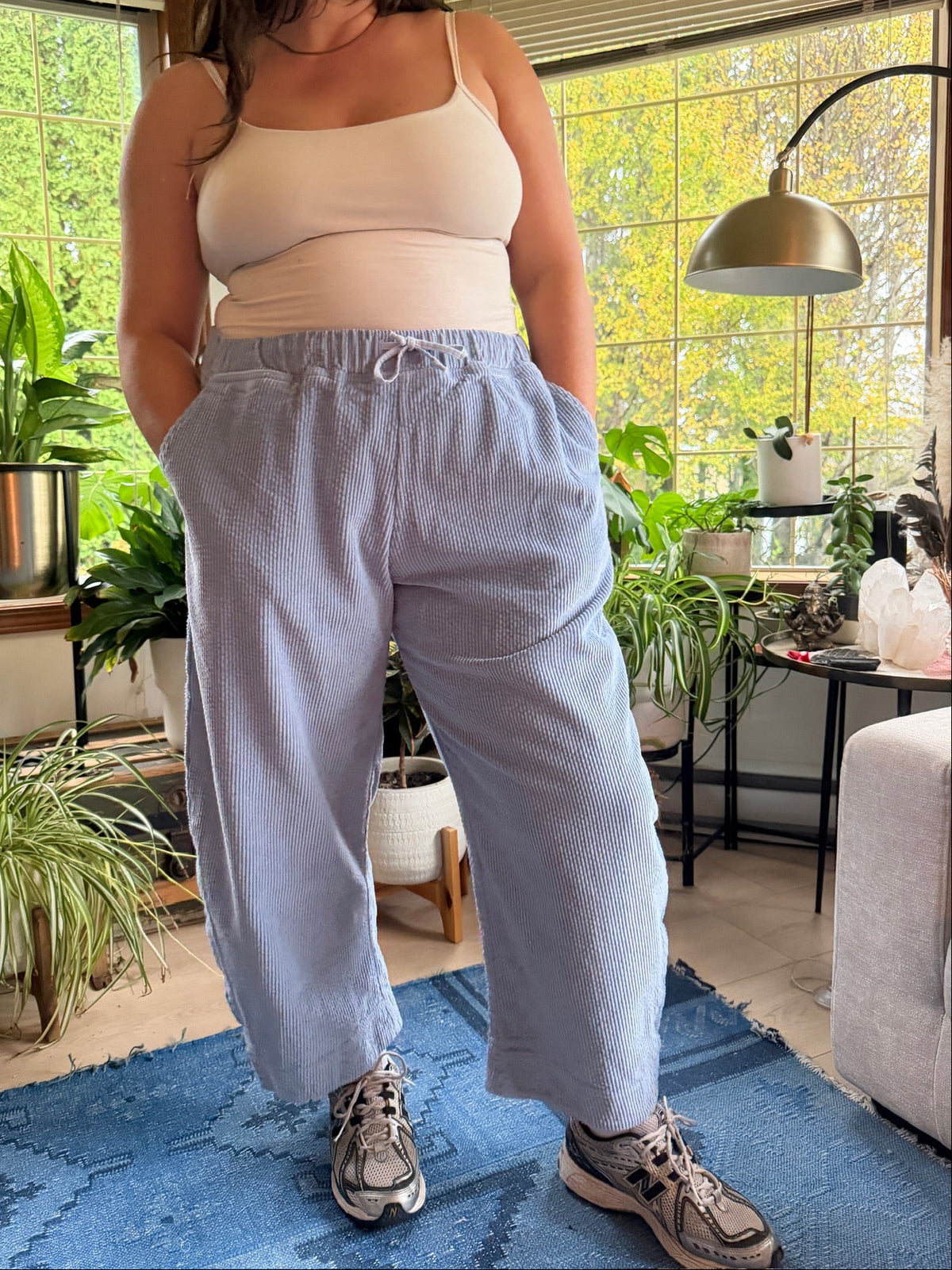 Jules Pant - Powder Blue Corduroy