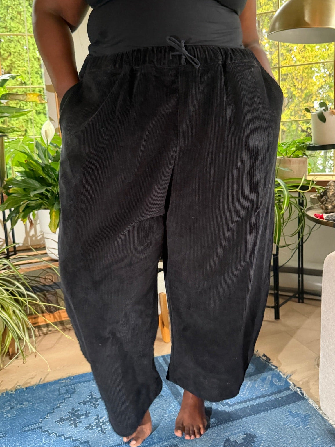 Jules Pant - Black Corduroy