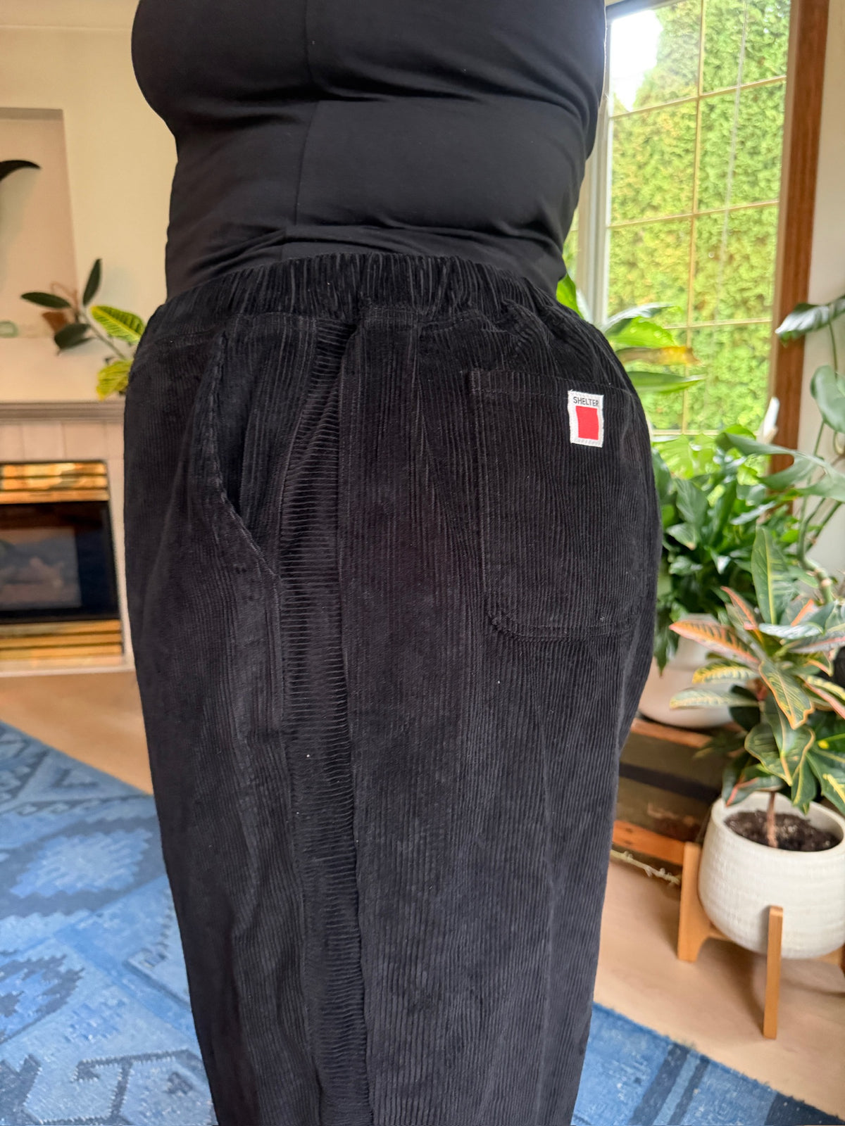 Jules Pant - Black Corduroy