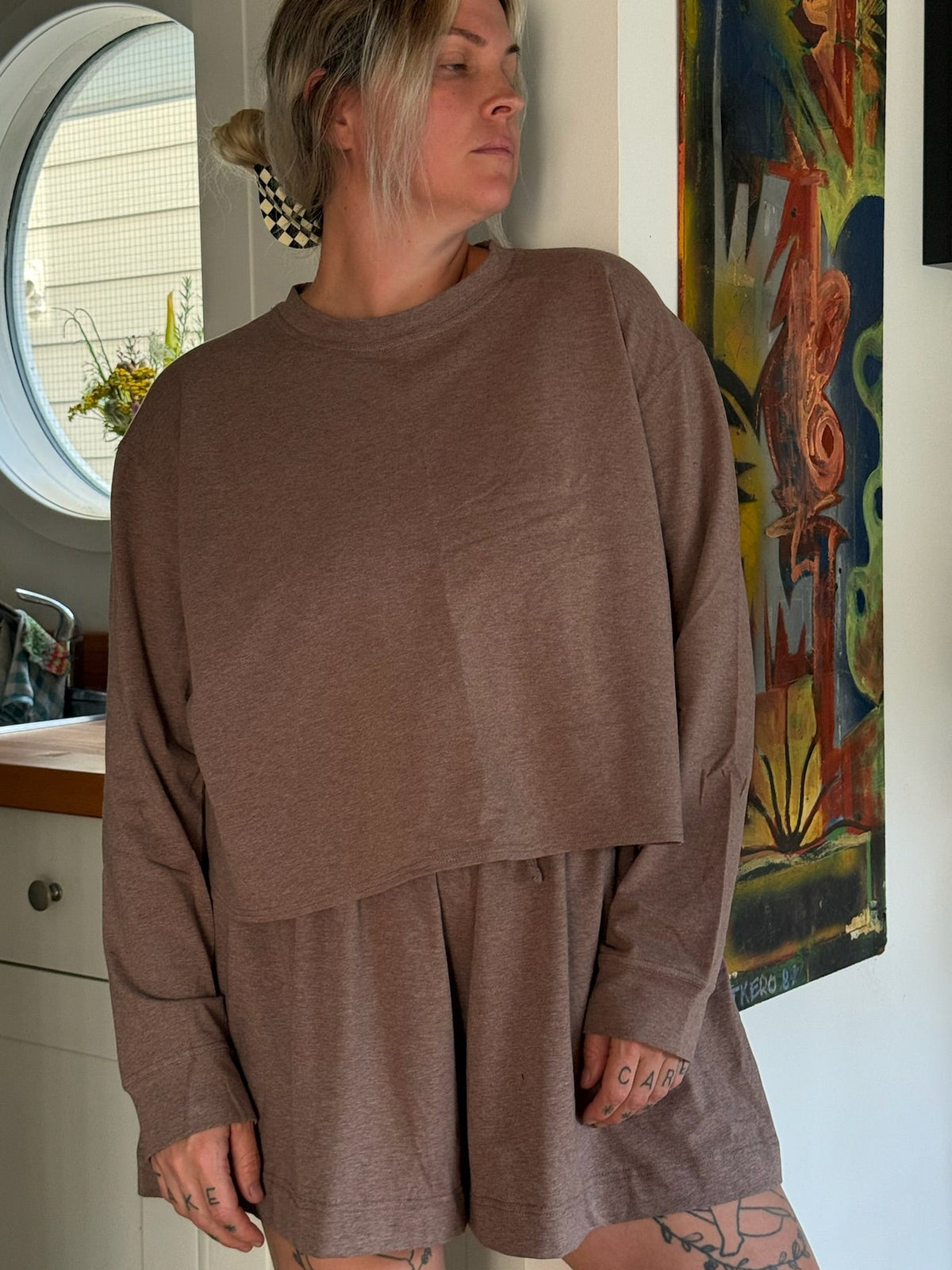The Sunday Long Sleeve - Brown