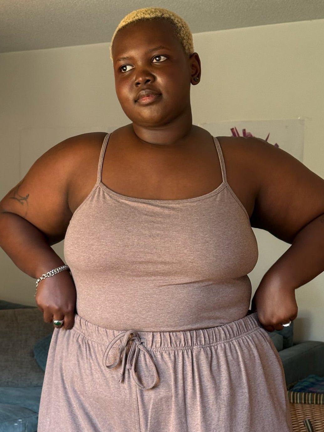 The Sunday Base Tank - Brown