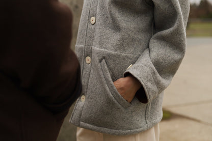 The Hearth Coat - Ash and Merlot