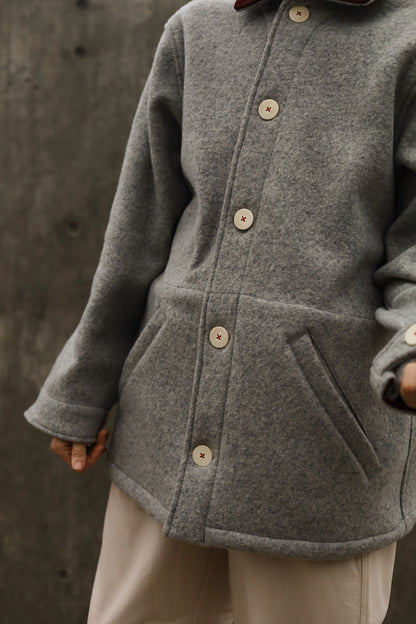 The Hearth Coat - Ash and Merlot