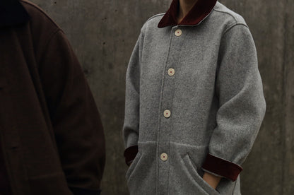 The Hearth Coat - Ash and Merlot