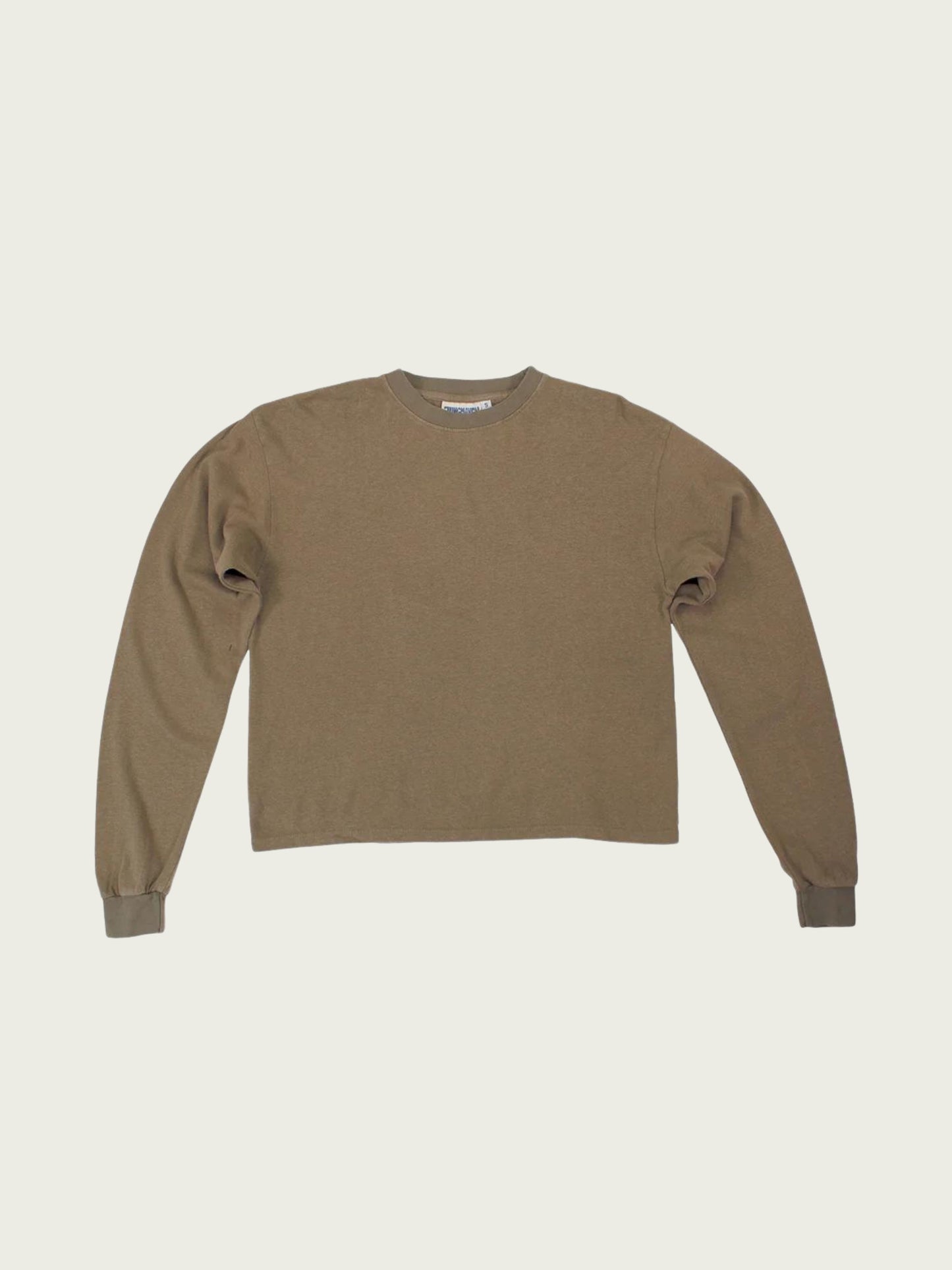 Jungmaven Cropped Long Sleeve Tee - Coyote
