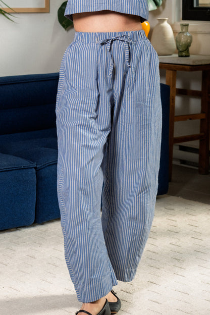 Jules Pant -Blue Stripe