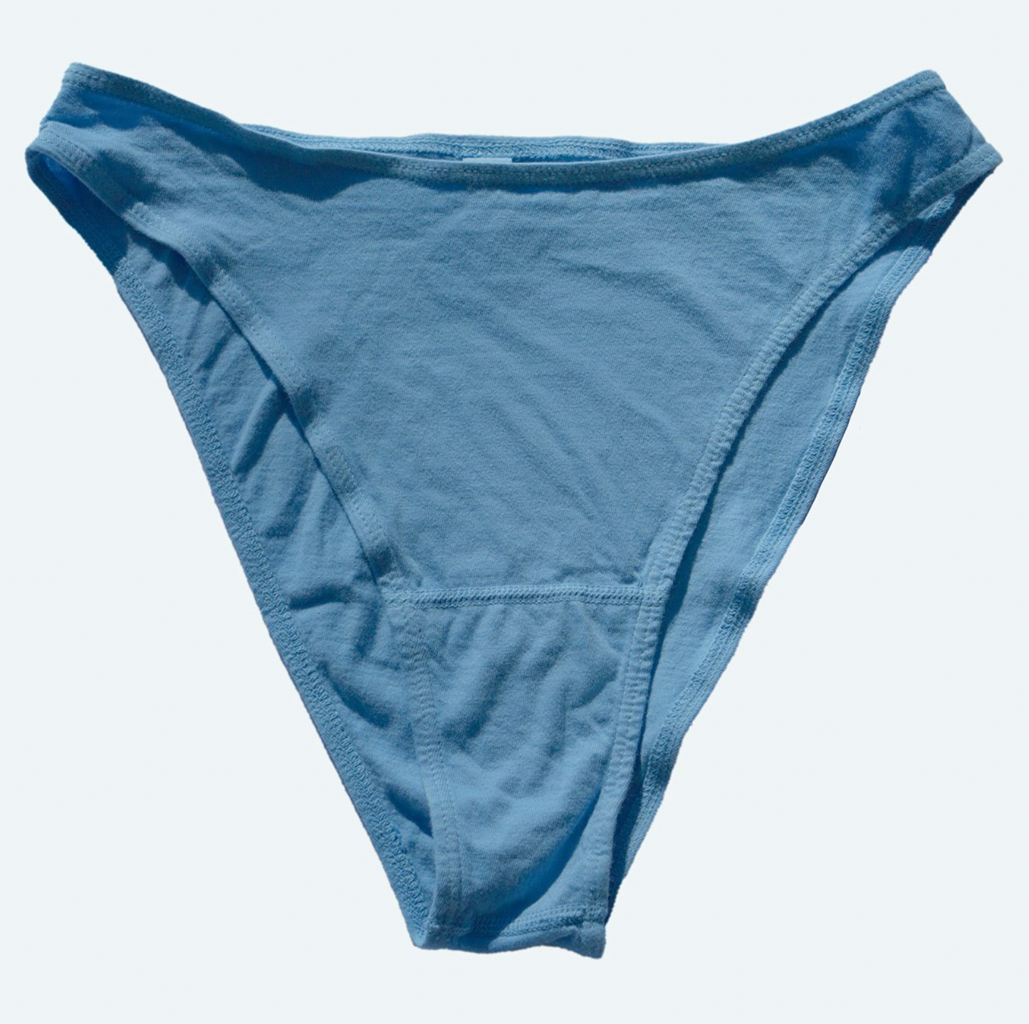 Buy Blue Leaf Cotton Plain Underwear Panties Regular Size 6 Pack